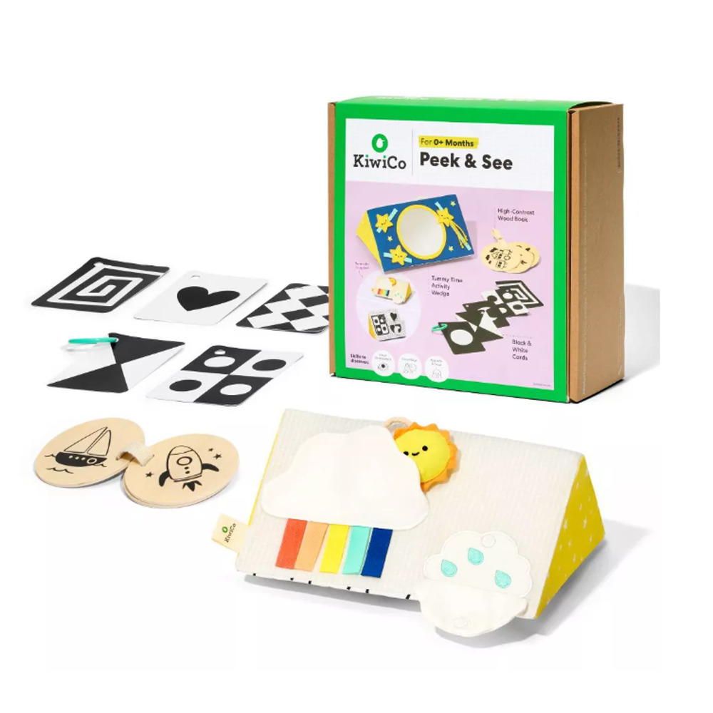 KiwiCo Peek & See Activity Wedge Play Center 0+ - 9pc NWT